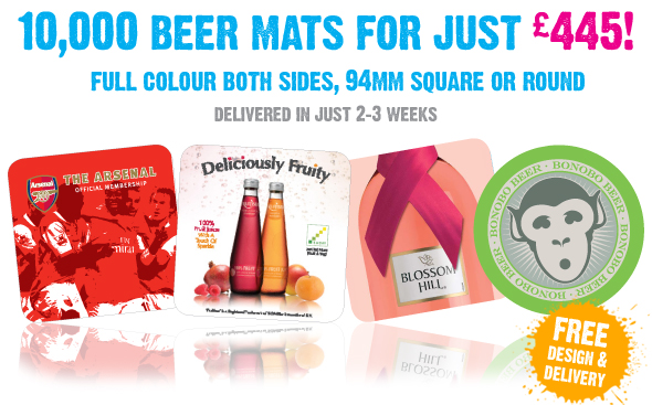 Beer Mats at Affordable Prices